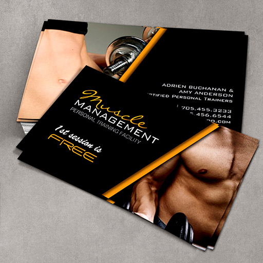 Certified Personal Trainer Business Cards