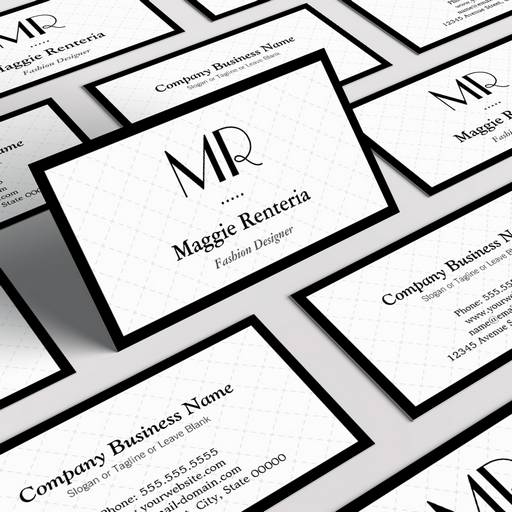 monogram-business-card-templates