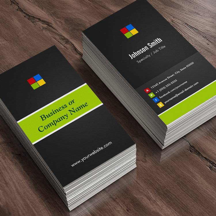 Customizable Premium Creative and  innovative Colorful Squares Business Cards