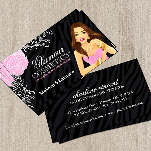 Customizable Beauty Advisor Business Cards