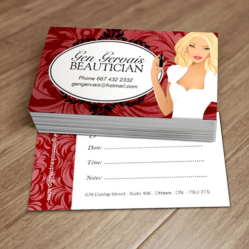 Cosmetology Business Cards Templates
