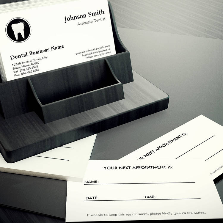 Customizable Professional Dentist - Dental Care Appointment Business Card