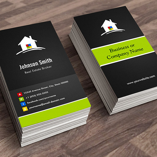 Customizable Real Estate Broker - Premium Creative Innovative Business Card Templates