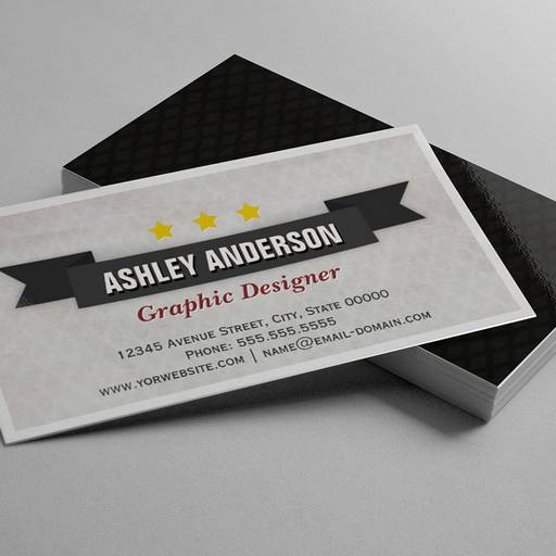 Customizable Retro Grunge Black and White Business Cards